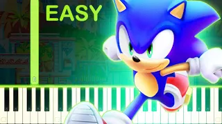 End of the Summer | SONIC RUNNERS - EASY Piano Tutorial