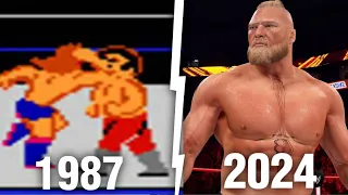 Evolution of WWE games from 1987 to 2024 #wwe #wwe2k23 #wwe2k24 #gameplay #evolution #ps5 #xbox