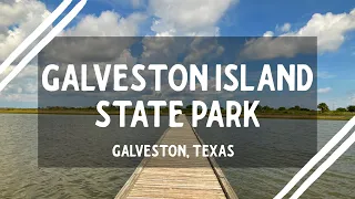 Galveston Island State Park || Walking Around Galveston, Texas