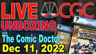 COMIC BOOKS! CGC UNBOXING!! DEC 11, 2022!!