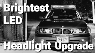 BMW E46 LED headlight upgrade