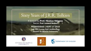 "Sixty Years of Tolkien": A Lecture by Tom Shippey