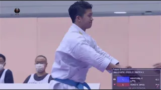 Ho Wai Howard Hung vs Kakeru Nishiyama | Elimination Male Kata | Fukuoka 2023