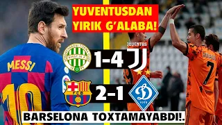 YUVENTUS MEXMONGA G'ALABA QOZONDI, MESSI GOLLIK SERYASINI DAVOM ETTIRADI, MAN YU KUTULMAGANDA YUTQ..