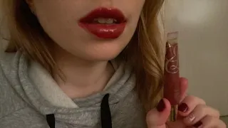 ASMR | 100 LAYERS OF LIPGLOSS (Requested)