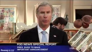 President Bush Reacts to Osama Bin Laden's Death with Will Ferrell