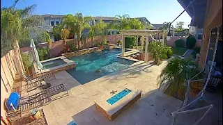 Pool Filter Tank Explodes and Lands in Pool After Man Turns on Pump - 1420021