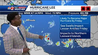 Hurricane Lee forms in Atlantic