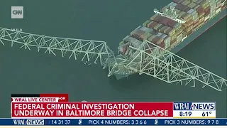 Sources: FBI opens criminal investigation into Baltimore bridge collapse