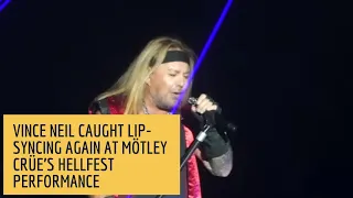 VINCE NEIL Caught Lip-Syncing Again At MÖTLEY CRÜE’s Hellfest Performance