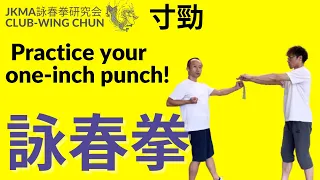 【詠春拳：ワンインチパンチを練習しよう】wing chun Practice your one-inch punch!