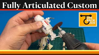 Kitbashing A Ferry Droid From The Mandalorian - Star Wars Custom Fully Articulated MA-13