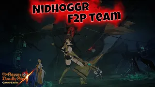 NIDHOGGR FULL CLEAR | F2P Team - No Angels | Seven Deadly Sins Grand Cross