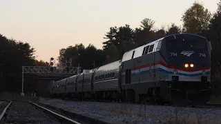 Amtrak P291 at Saratoga train station!!!