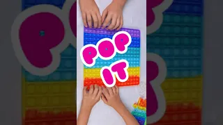 Мега ПОПИТ челлендж / кто быстрее запупырит громадный ПОПИТ /POP IT challenge #shorts