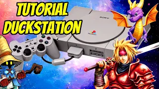 💻TUTORIAL DUCKSTATION Español La MEJOR Configuración FULL HD Catalogo al 100% de PS1 PSX