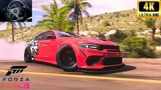 Dodge Charger SRT Hellcat Redeyes Widebody/Forza Horizon 5/Gameplay/Logitech Pro Sim Racing