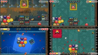 Quadruple stages in one video of Red Ball 4 Bosses Fights