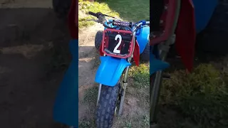 1986 Honda Atc250r short track racer walk around