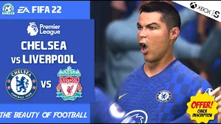 FIFA 22 - Chelsea vs Liverpool ft Ronaldo - Premier League EPL - Xbox Series S 1080p