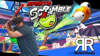 SPORTS SCRAMBLE on the Oculus Quest, the Wii Sports of VR