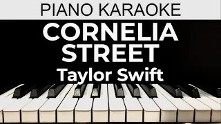 Cornelia Street - Taylor Swift - Piano Karaoke Instrumental Cover with Lyrics