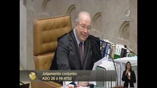 Pleno - Decano inicia voto sobre omissão do Congresso Nacional em criminalizar homofobia (1/2)