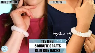 Testing Out Viral GLUE GUN Hacks By 5 Minute Crafts / Expectations vs Reality