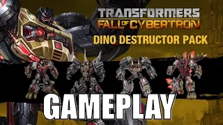 Transformers Fall Of Cybertron Dinobots Destructor Pack DLC Gameplay