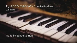 "Quando men vo" from La Bohème - G. Puccini (Piano Accompaniment)