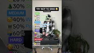 TRY NOT TO SING CHALLENGE 🤐