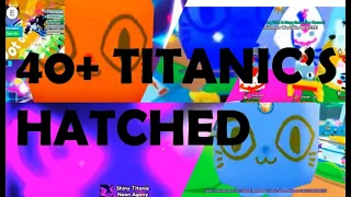 YOUTUBERS HATCHING 40+ TITANIC'S!!😱🤯🤑