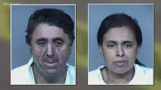 Parents arrested after human skeletal remains found inside Phoenix home following fire