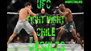 UFC Fight Night 129 Highlights & Results , Maia vs Usman From Chile