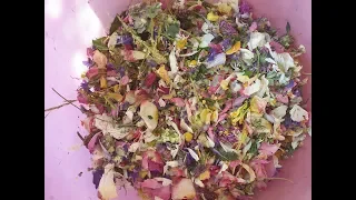 Лечебный ферментированный чай из цветов