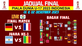 JADWAL FINAL PIALA DUNIA U17 2023 HARI INI  - JERMAN VS PRANCIS