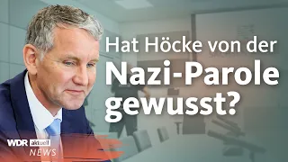 Björn Höcke wegen verbotener Nazi-Parole vor Gericht | WDR Aktuelle Stunde