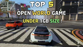 TOP 5 HIGH GRAPHICS OPEN WORLD PC GAMES UNDER 1GB SIZE 2022
