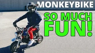 MORSOMSTE SYKKELEN JEG HAR KJØRT! - Monkey Bike Wheelies | Norsk Motovlog