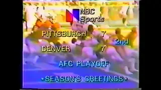 1977-12-24 AFC Divisional Pittsburgh Steelers vs Denver Broncos