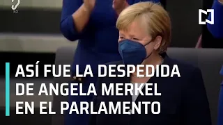 El fin de la era Merkel: Parlamento le rinde tributo en su despedida - En Punto