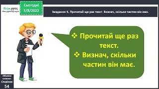 Урок розвитку зв'язного мовлення :написання переказу "Зозуля"