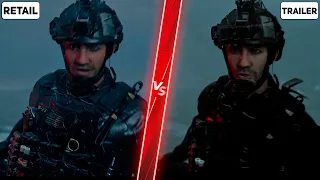 Modern Warfare 2 Trailer vs Retail - Direct Comparison! Attention to Detail & Graphics! PC ULTRA 4K