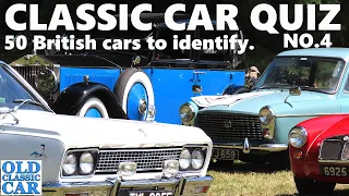 Classic car quiz No.4 - do YOU recognize these old British cars?