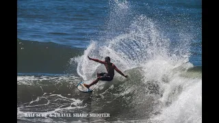 Bali locals on the sandbar left, tourist on rivermouth right at Canggu March 1 2021