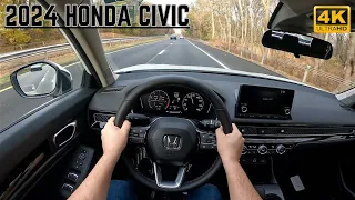 2024 HONDA CIVIC POV DRIVE - Better Than the Elantra?