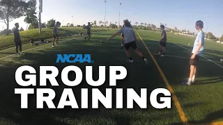 NCAA Soccer Group Training (GoPro POV)