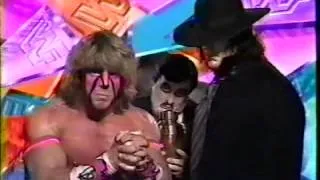 Ultimate Warrior and Undertaker Promo on Berzerker/Shango (06-13-1992)