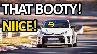 GR Yaris gets taken by a 992 GT3RS and slices and dices through Nürburgring TF traffic