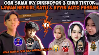 DIKEROYOK 3 CEWE TIKTOK EPEP 2 VS 3 LAWAN MEREKA AUTO MENANG BANYAK😋